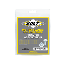 8mm Hex Flange Bolt Assortment W/16mm Washer 40 Piece Kit