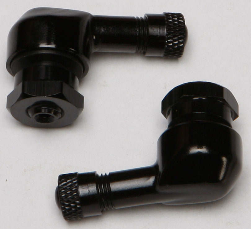 90/90 Degree Air Valve 8.3mm Black