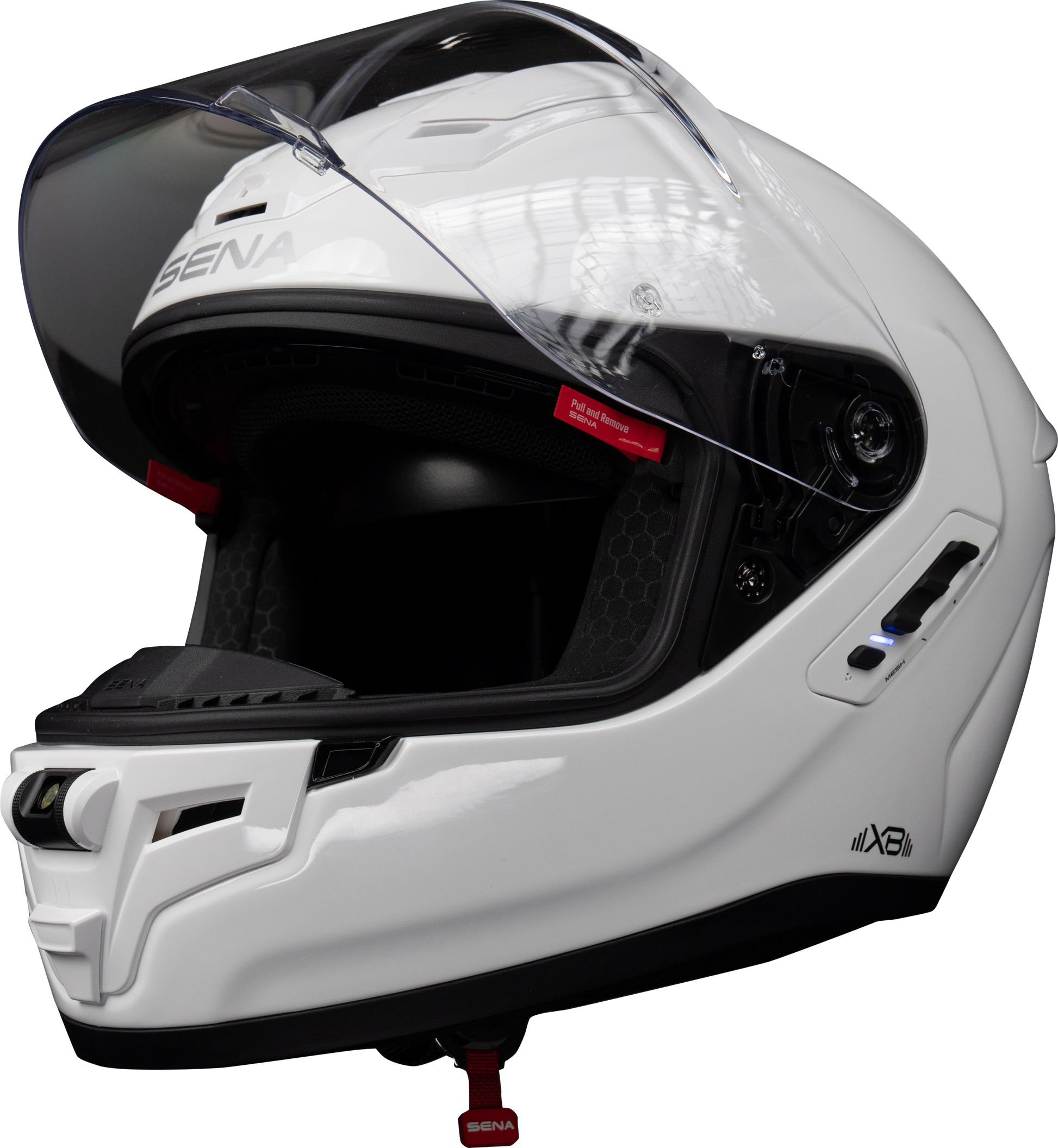 Phantom Xb Smart Ff Helmet White Md