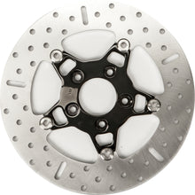 V Twin Street Rotor Fsd010blk Floating Chrome/Black
