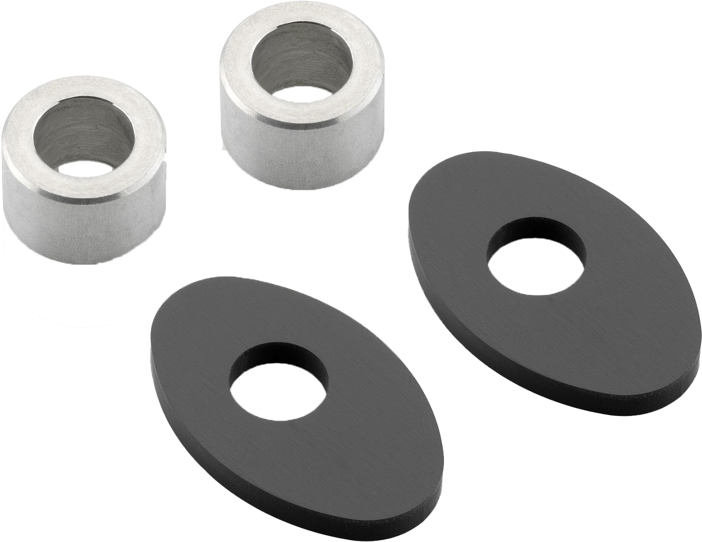Turn Signal Mounting Kit 2 Pcs Black