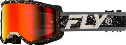 Zone Goggle Black/Grey W/ Red Mirror/Smoke Lens