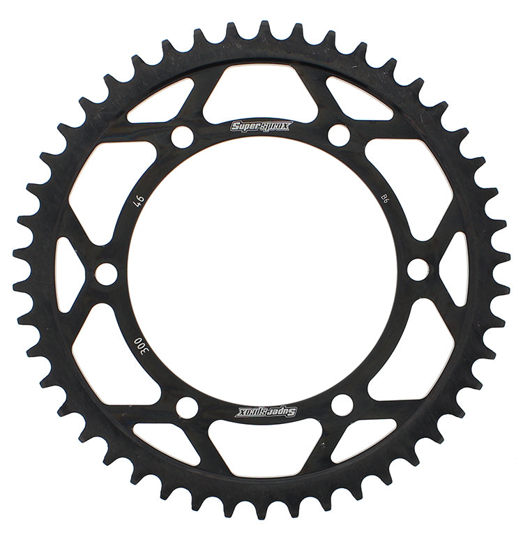 Rear Sprocket Steel 46t 525 Blk Yam