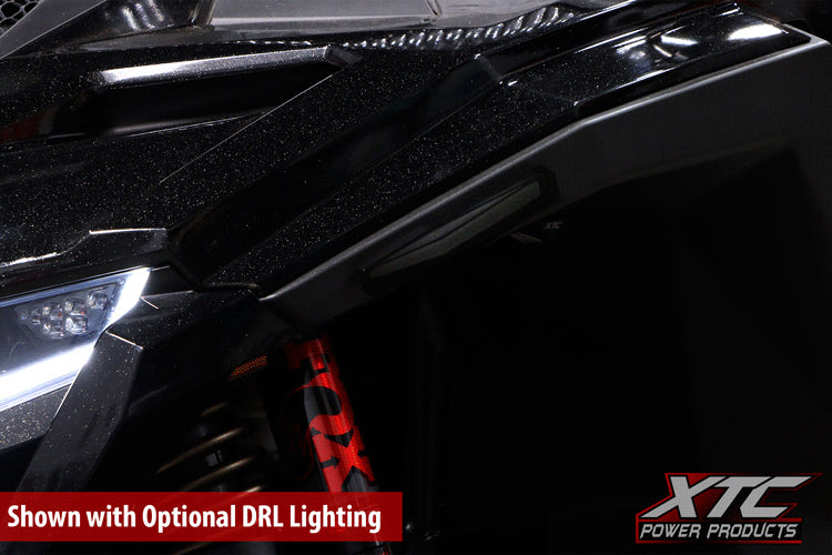Auto Turn Signal Kit W/ Billet Lever And Front Drl Lights Cfm