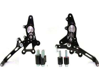 DBK Special Parts (Ducabike) Adjustable Rearsets for the Ducati Hypermotard 796/1100 and Multistrada 620/1000/1100