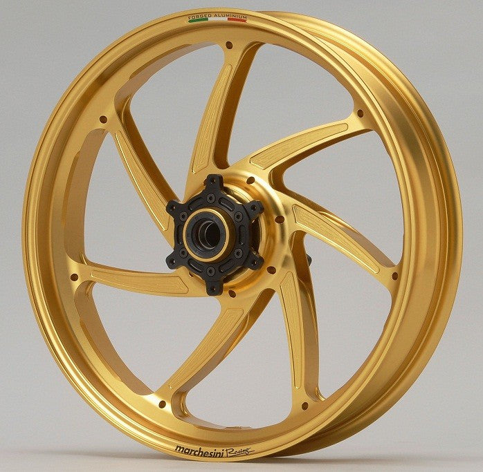 MARCHESINI - M7RS - GENESI - FORGED ALUMINUM WHEELSET: BMW S1000RR (2009+) and S1000R (2014+) - Cast wheel replacement