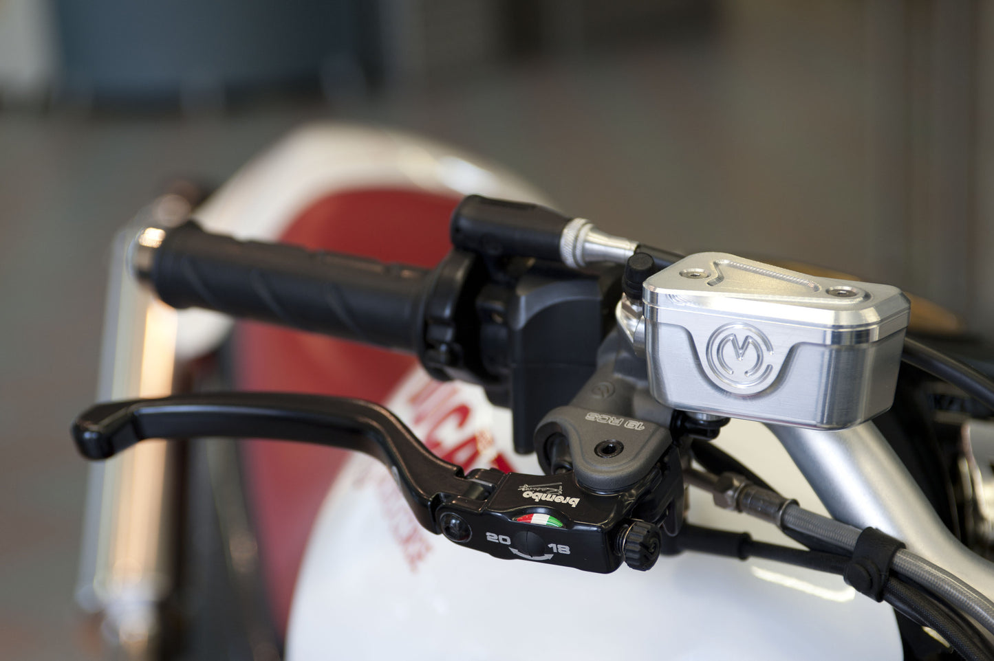 Motocorse Billet Aluminum Reservoirs For Brembo RCS Brake Master Cylinders