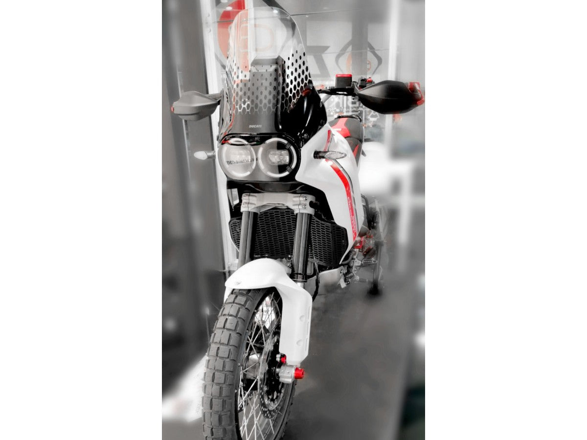 DBK Special Parts (Ducabike) Aluminum Radiator Guard for the Ducati DesertX