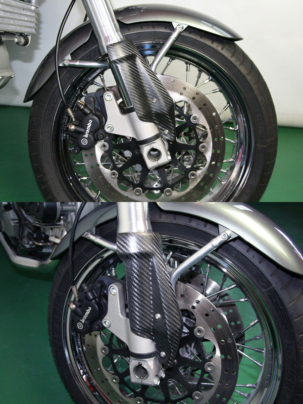 CARBONDRY - DUCATI SPORTS CLASSICS CARBON FIBER FRONT FORK GUARDS