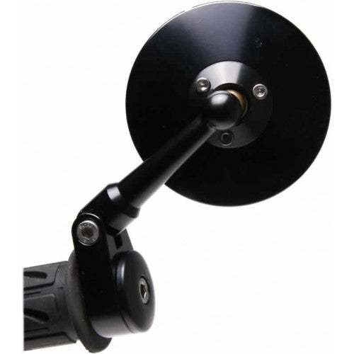 Oberon Round Adjustable Bar End Clamp On Mirror