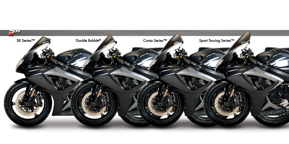 Zero Gravity Racing Windshields for the Suzuki GSX-R600 and GSX-R750 (2006-2007)