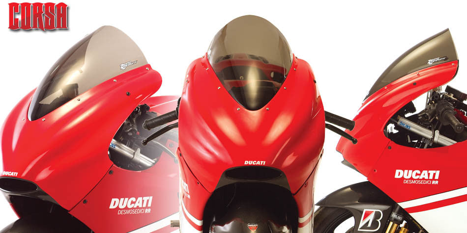 Zero Gravity Racing Windshields for the Ducati Desmosedici RR (2006-2010)