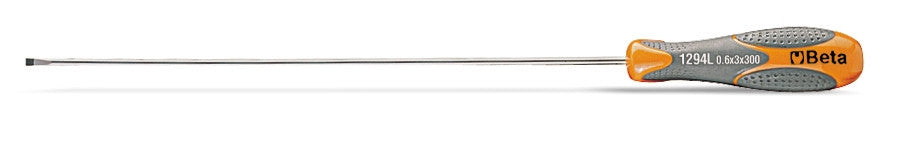 Beta Tools Model 1294  L 3X300-Screwdrivers Slotted Long