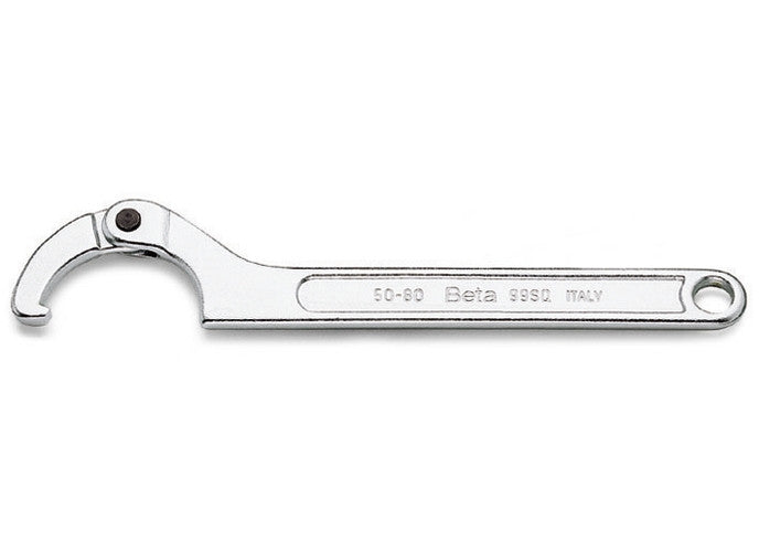 Beta Tools Model 99  Sq120-180mm-Hook Wrenches with Square Noses