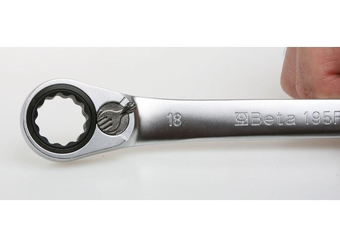 Beta Tools Model 195P  8X10mm-Ratcheting offset Bi-Hexagon Wrenches