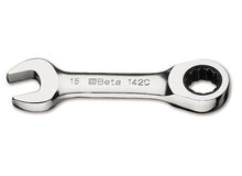 Beta Tools Model 142  C14x14mm-Ratcheting Combination Wrenches Straight Short