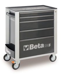 Beta Tools Model C24S  5/G-Mobile Roller Cab 5 Drawers Grey