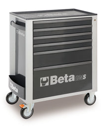 Beta Tools Model C24S  6/G-Mobile Roller Cab 6 Drawers Grey