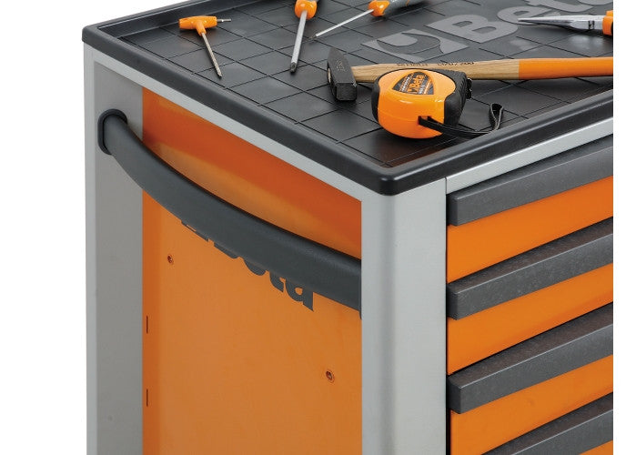 Beta Tools Model C24S  7/O-Mobile Roller Cab 7 Drawers Orange