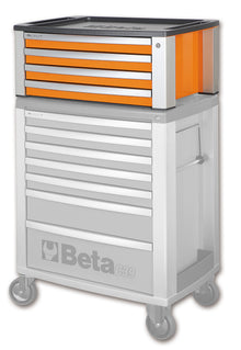 Beta Tools Model C39T  O-Portable Tool Chest 4 Drawers Orange