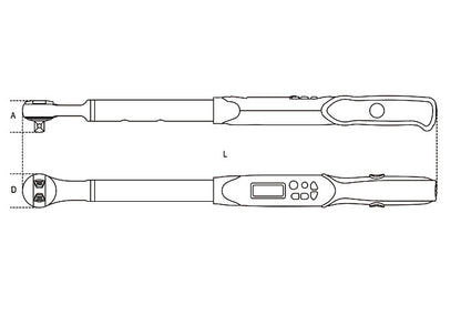 Beta Tools Model 599  Dgt/10X-Electronic Torque Wrenches