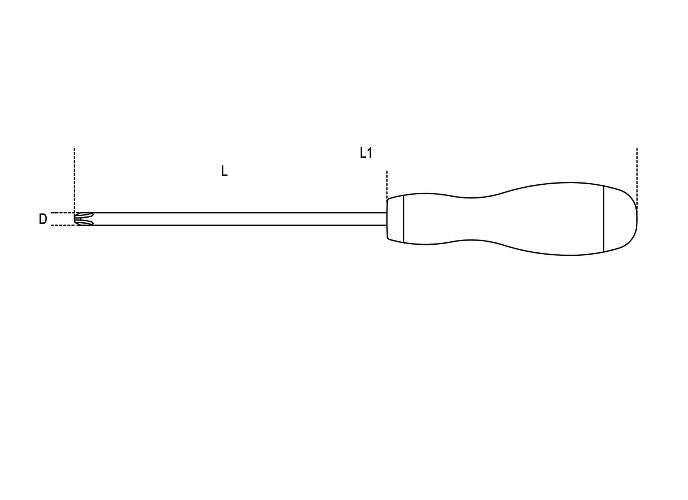 Beta Tools Model 1202  3X100mm-Screwdrivers for Cross Head Philips