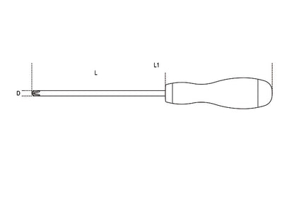 Beta Tools Model 1202  6X150mm-Screwdrivers for Cross Head Philips