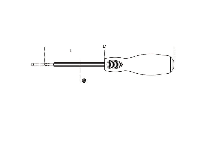 Beta Tools Model 1242  Ph1mm-Screwdrivers Steel Head for Cross