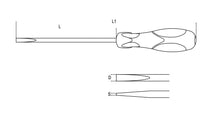 Beta Tools Model 1294  3X100-Screwdrivers Headless Slotted