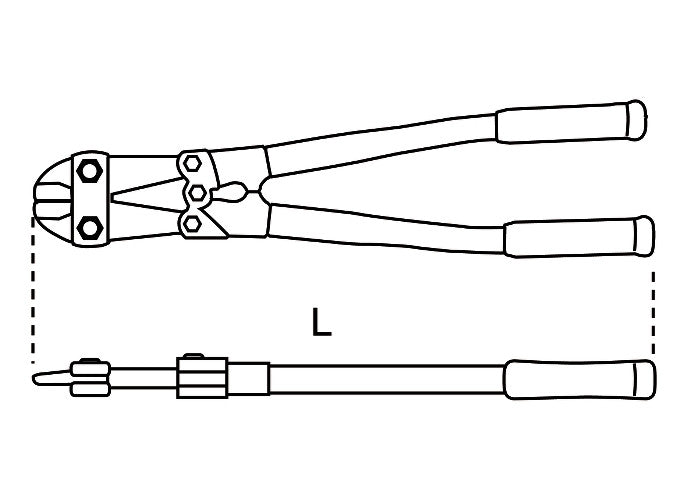 Beta Tools Model 1101  900mm-Bolt Cutter