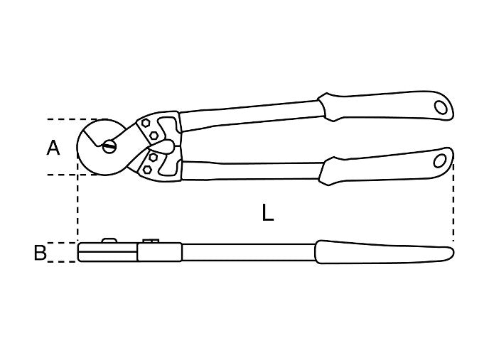 Beta Tools Model 1104  600mm-Heavymm-Duty Cutters