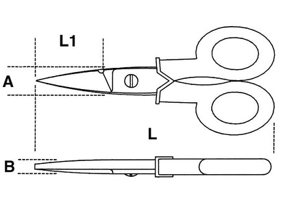 Beta Tools Model 1129  Bm-Electrician's Scissors Curved