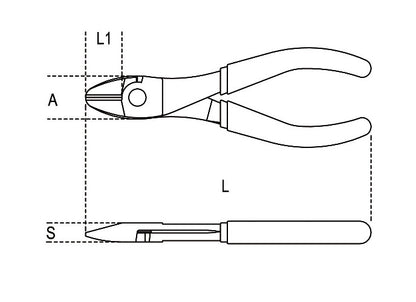 Beta Tools Model 1084  Bm140mm-Heavy Duty Diagonal Cutting Nippers