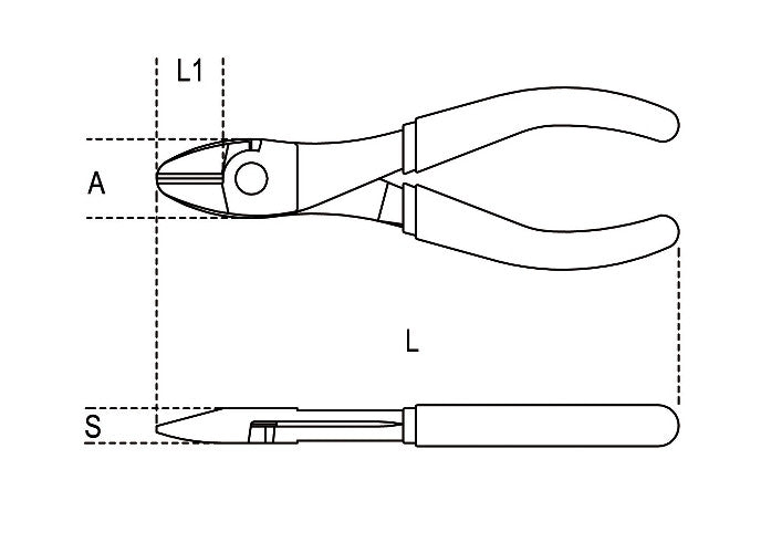 Beta Tools Model 1084  180mm-Heavy Duty Diagonal Cutting Nippers