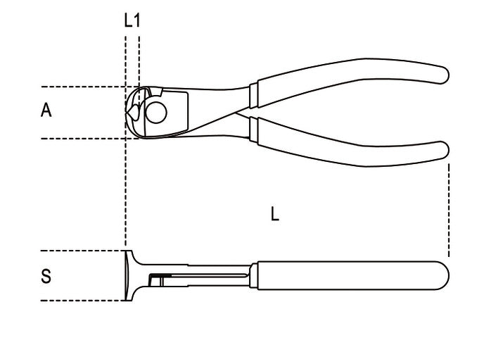 Beta Tools Model 1088  200mm-Heavy Duty End Cutting Nippers