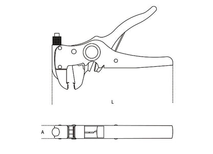 Beta Tools Model 1148  B-Wire Stripping Pliers Self-Adjusting