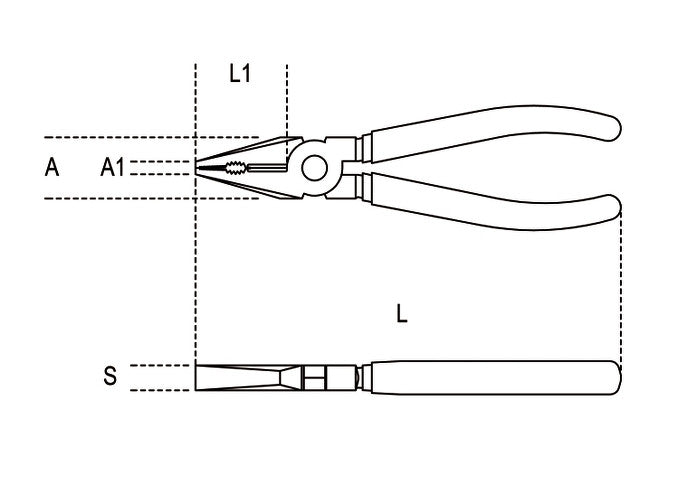 Beta Tools Model 1150  200mm-Combination Pliers Pvc
