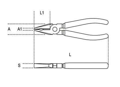 Beta Tools Model 1150  Bm160mm-Combination Pliers Bi-Material