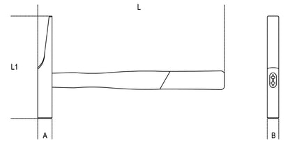 Beta Tools Model 1379  F20mm-Electrician's Hammers Wooden
