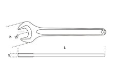 Beta Tools Model 53  55mm Single Open End Wrenches Din 894