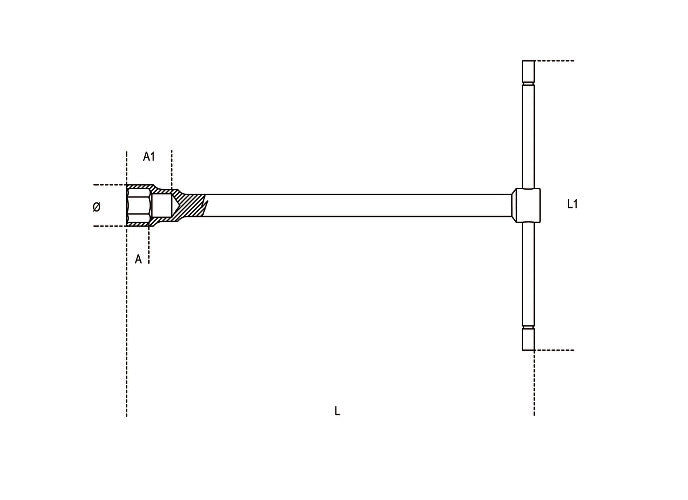 Beta Tools Model 950  19mm-T-Handle Hexagon Socket Wrenches