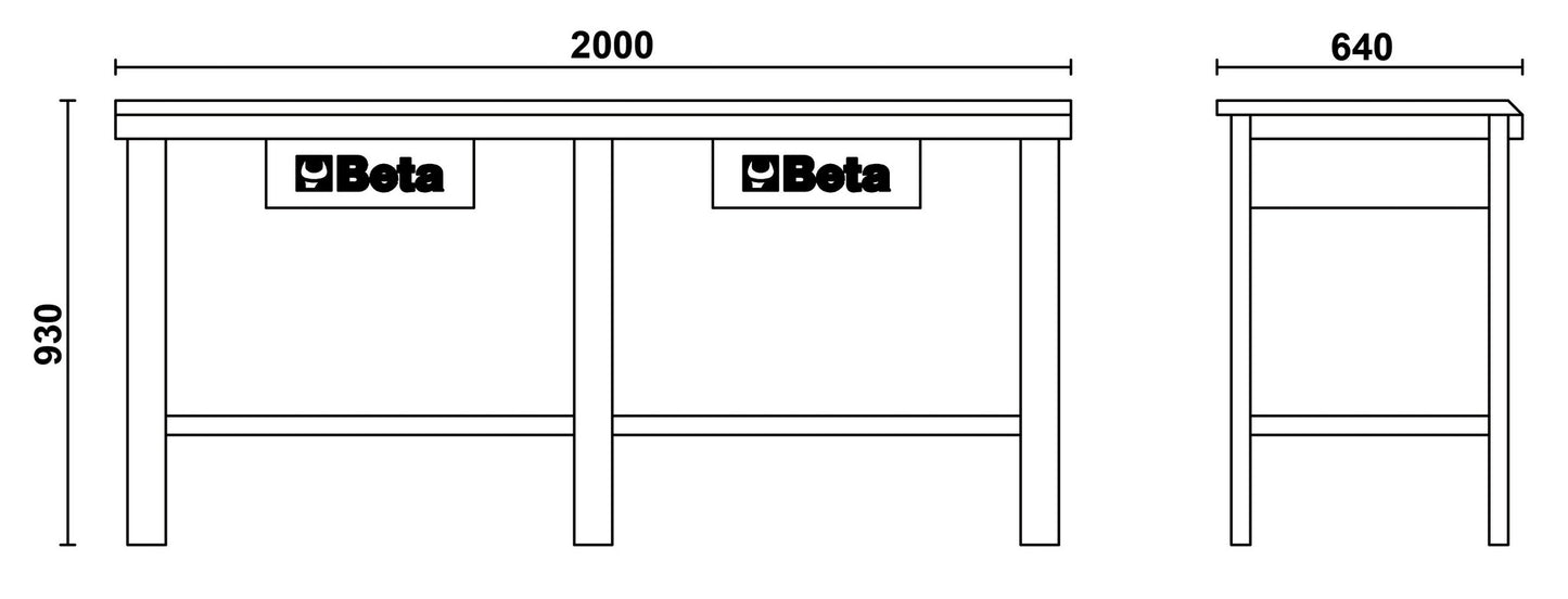 Beta Tools Model C56  R-Workbench Red