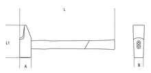 Beta Tools Model 1370  F/T36mm-Riveting Hammers Fibre Shafts