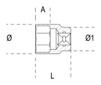 Beta Tools Model 910  A20mm-Hexagon Hand Sockets