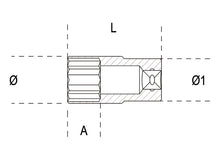 Beta Tools Model 910  Asl7/16-Bi-Hexagon Hand Sockets Long