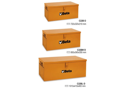 Beta Tools Model C22  Bl-O-Empty Long Tool Trunk Orange