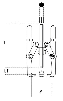 Beta Tools Model 1518  5-Three-Leg Pullers