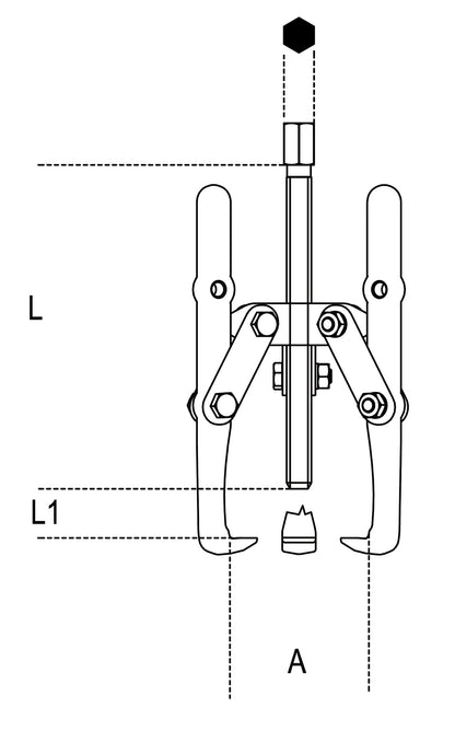 Beta Tools Model 1518  3-Three-Leg Pullers