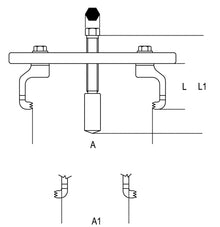 Beta Tools Model 1529  Multi-Step Cone Pulley Puller