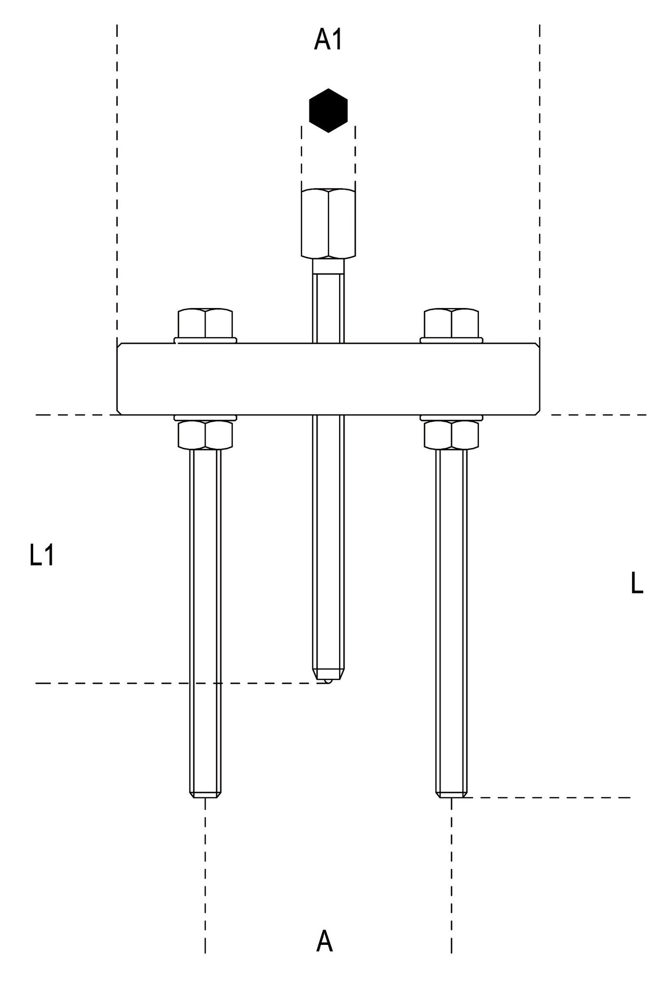 Beta Tools Model 1533  2-Pullers for Separators 1534